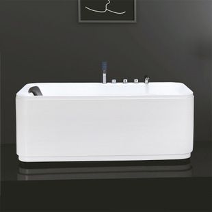 亚克力浴缸 独立式连体裙边浴缸 工厂浴缸定制浴盆洁具卫浴